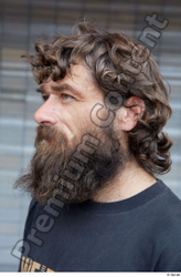 Head Man White Casual Average Bearded Street photo references